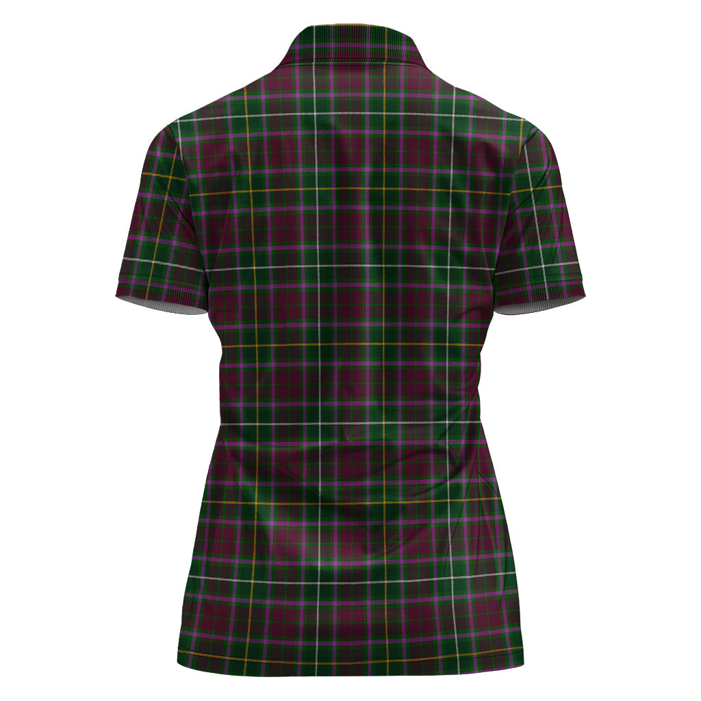 crosbie-tartan-polo-shirt-with-family-crest-for-women