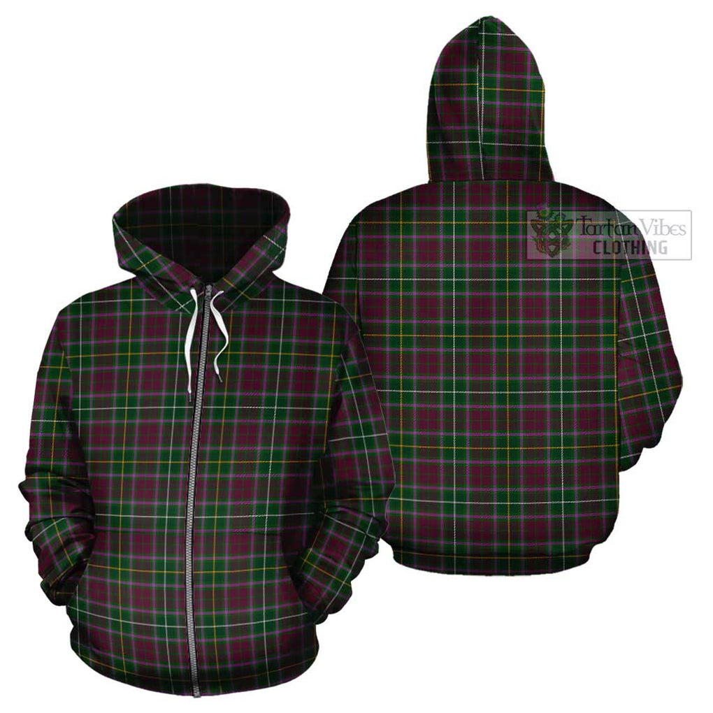 Crosbie Tartan Cotton Hoodie Zip Hoodie - Tartan Vibes Clothing