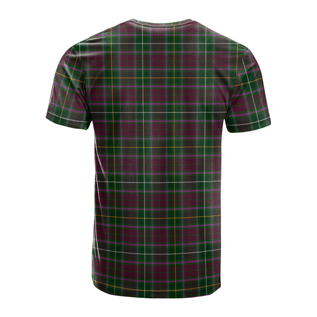 Crosbie Tartan T-Shirt with Family Crest - Tartan Vibes Clothing