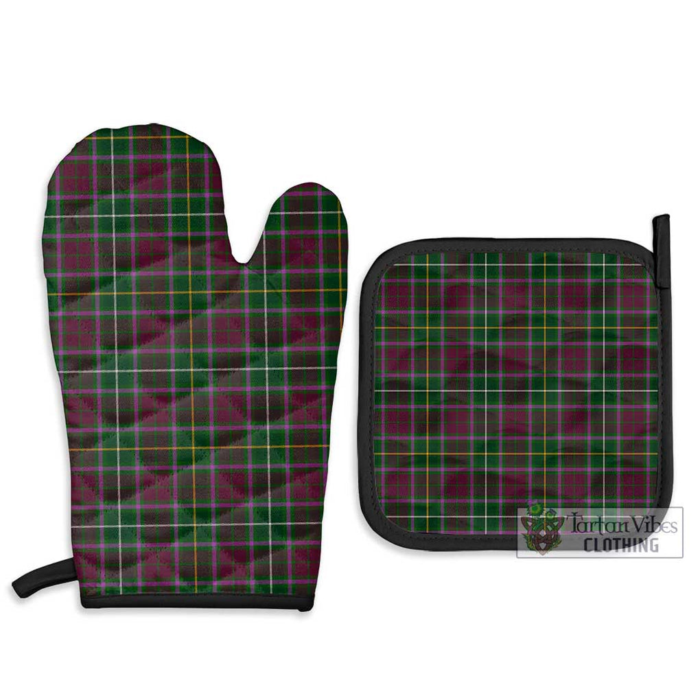 Crosbie Tartan Combo Oven Mitt & Pot-Holder Combo 1 Oven Mitt & 2 Pot-Holder Black - Tartan Vibes Clothing