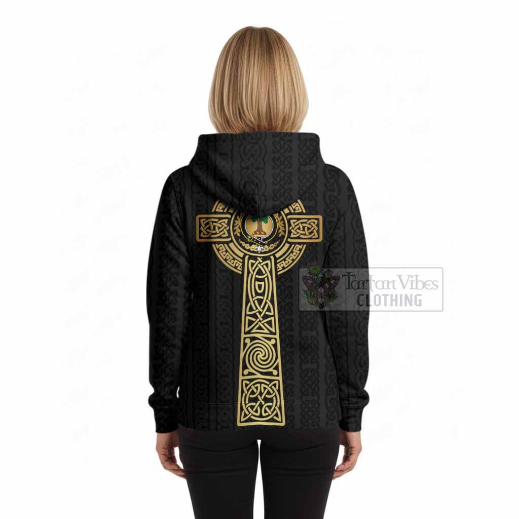 Crosbie Clan Crest Hoodie with Celtic Tree of Life Inspired
