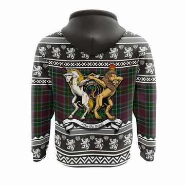 Crosbie Clan Tartan Crest Christmas Hoodie Coat of Arms Funny Style - Tartan Vibes Clothing