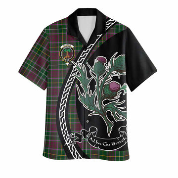 Crosbie Family Crest Tartan Hawaiian Shirt Alba Thistle Inspired - Tartan Vibes Clothing