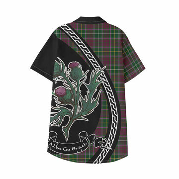 Crosbie Family Crest Tartan Kid Hawaiian Shirt Alba Thistle Inspired - Tartan Vibes Clothing