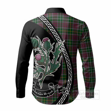 Crosbie Family Crest Tartan Long Sleeve Button Shirts Alba Thistle Inspired - Tartan Vibes Clothing