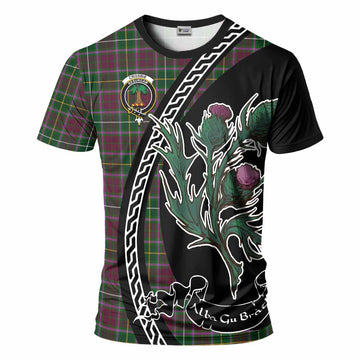 Crosbie Family Crest Tartan T-Shirt Alba Thistle Inspired - Tartan Vibes Clothing
