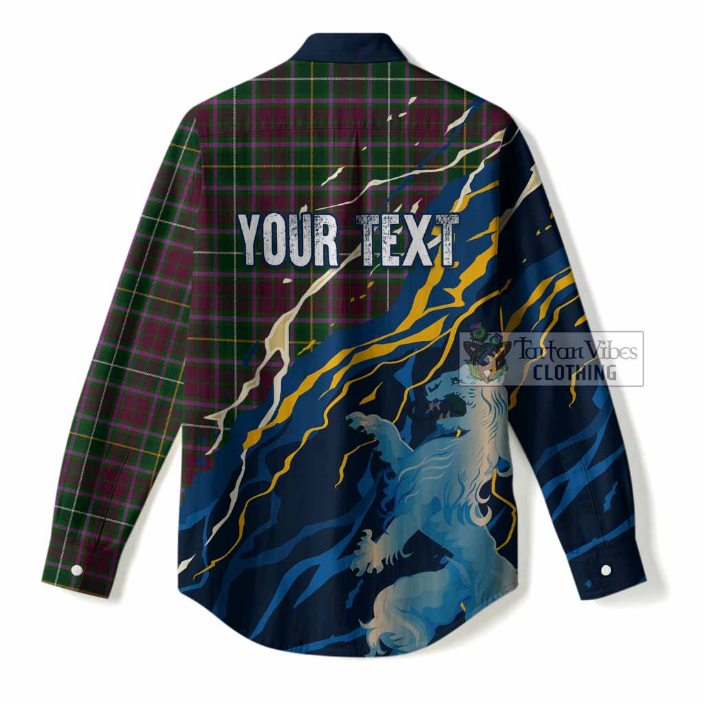 Crosbie Scotland Tartan Women Casual Shirt WC2026 Football - We'll Be Coming