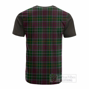 Crosbie Tartan Accent Cotton T-shirt with Family Crest