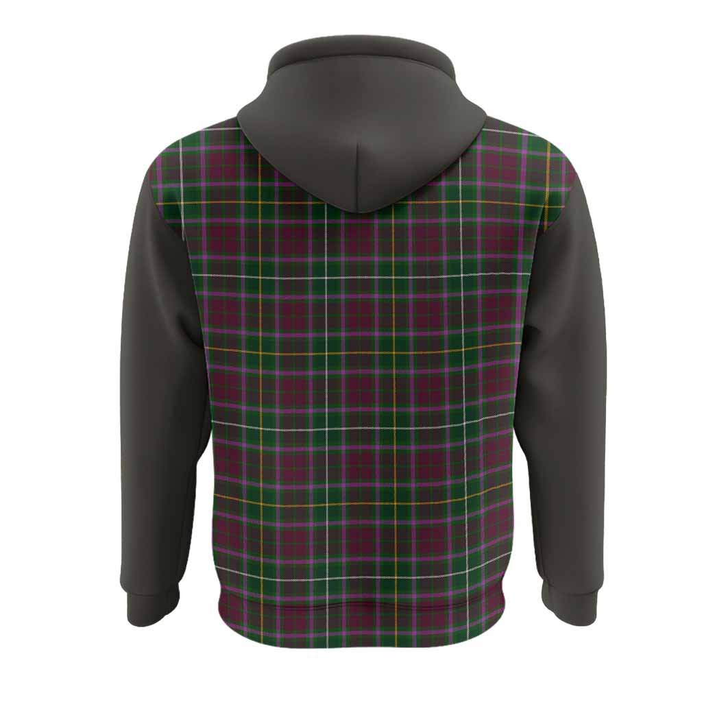 Crosbie Tartan Accent Hoodie with Family Crest