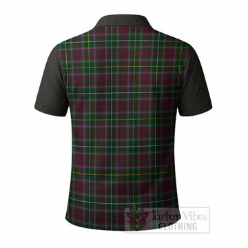 Crosbie Tartan Accent Polo Shirt with Family Crest