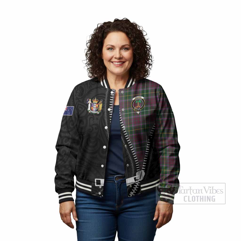 Crosbie Tartan Baseball Jacket New Zealand Pattern Unique Zipper Stylized