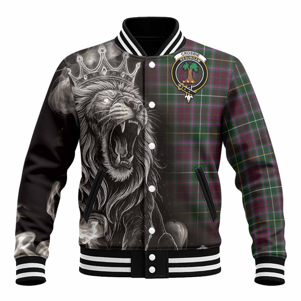 Crosbie Tartan Baseball Jacket Roaring Lion Heritage