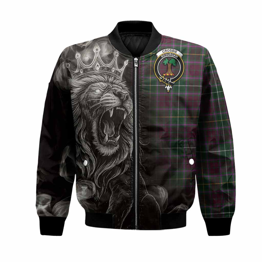 Crosbie Tartan Bomber Jacket Roaring Lion Heritage