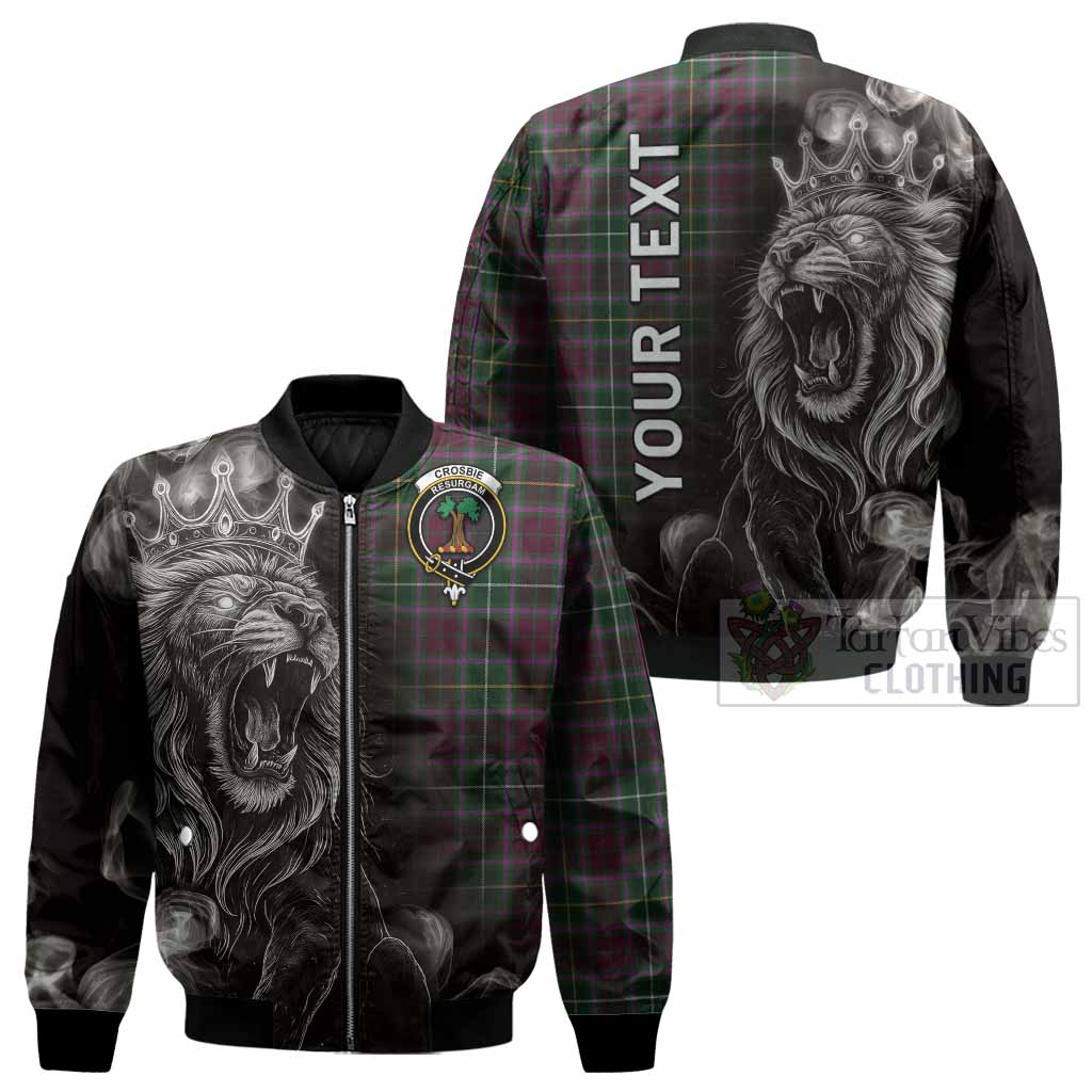 Crosbie Tartan Bomber Jacket Roaring Lion Heritage