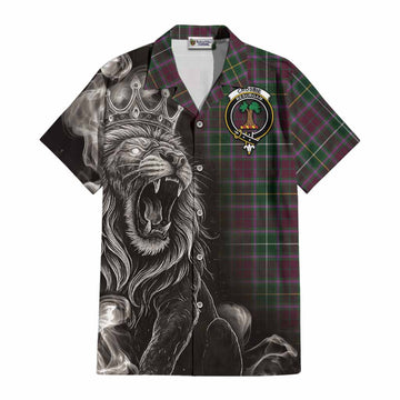 Crosbie Tartan Cotton Hawaiian Shirt Roaring Lion Heritage