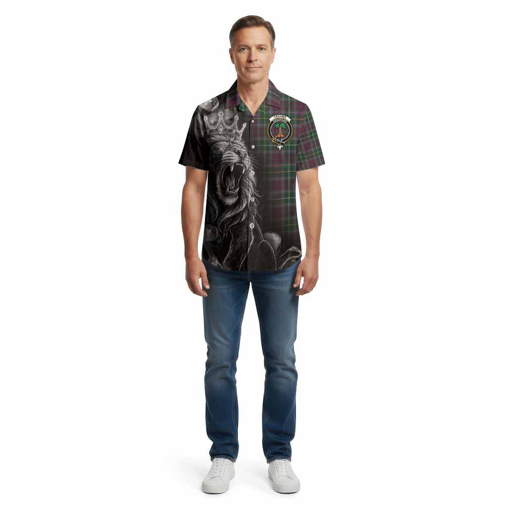 Crosbie Tartan Cotton Hawaiian Shirt Roaring Lion Heritage
