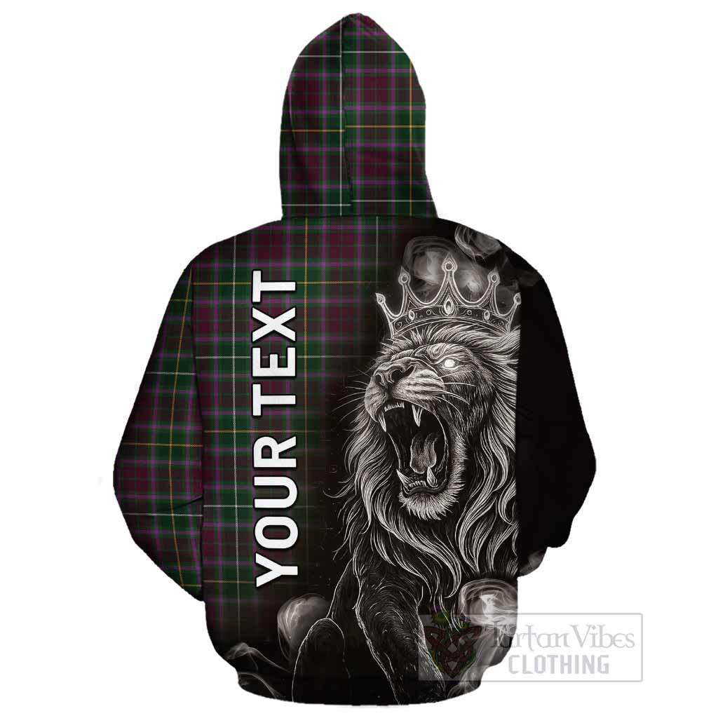 Crosbie Tartan Cotton Hoodie Roaring Lion Heritage