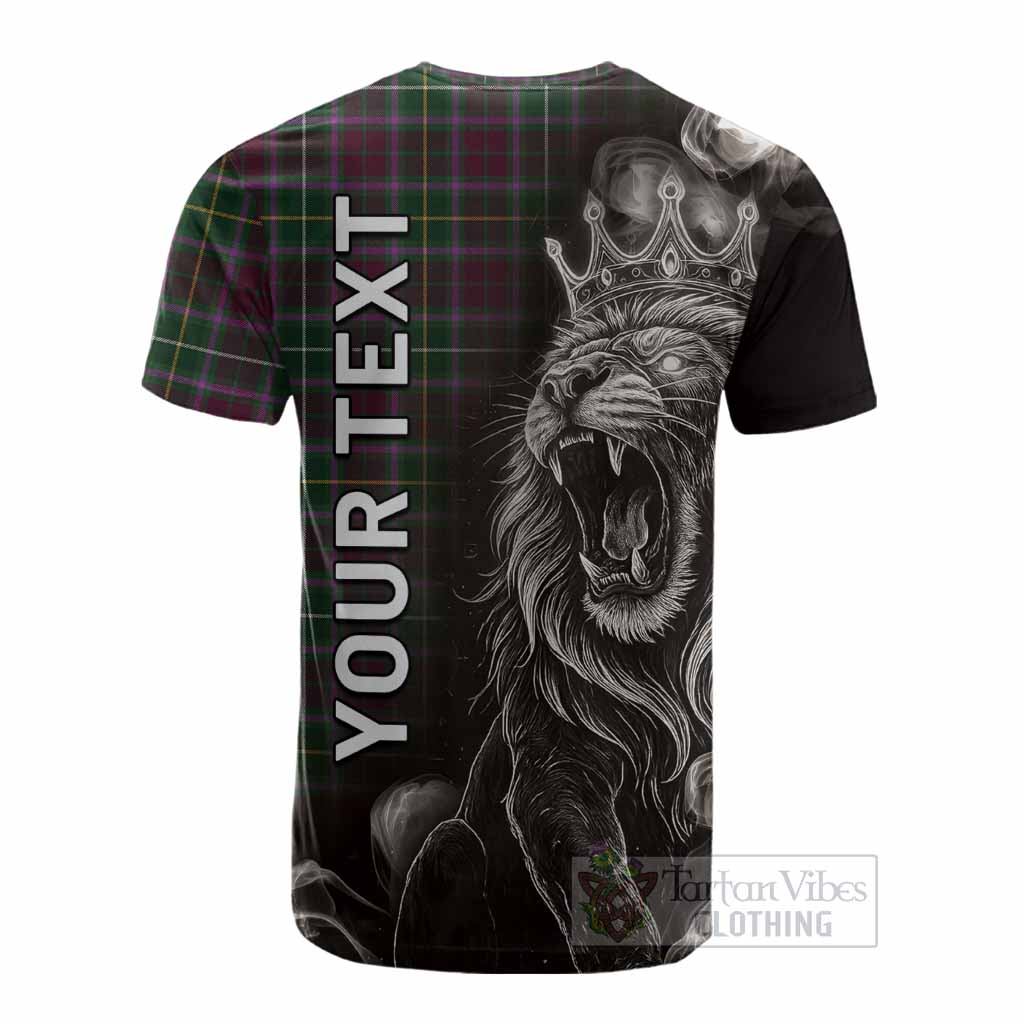 Crosbie Tartan Cotton T-shirt Roaring Lion Heritage