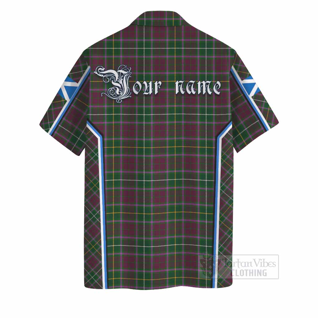 Crosbie Tartan Crest Hawaiian Shirt Scotland Coat of Arm Flag Style - Tartan Vibes Clothing