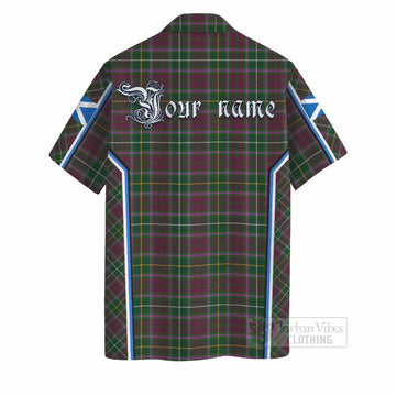 Crosbie Tartan Crest Hawaiian Shirt Scotland Coat of Arm Flag Style - Tartan Vibes Clothing