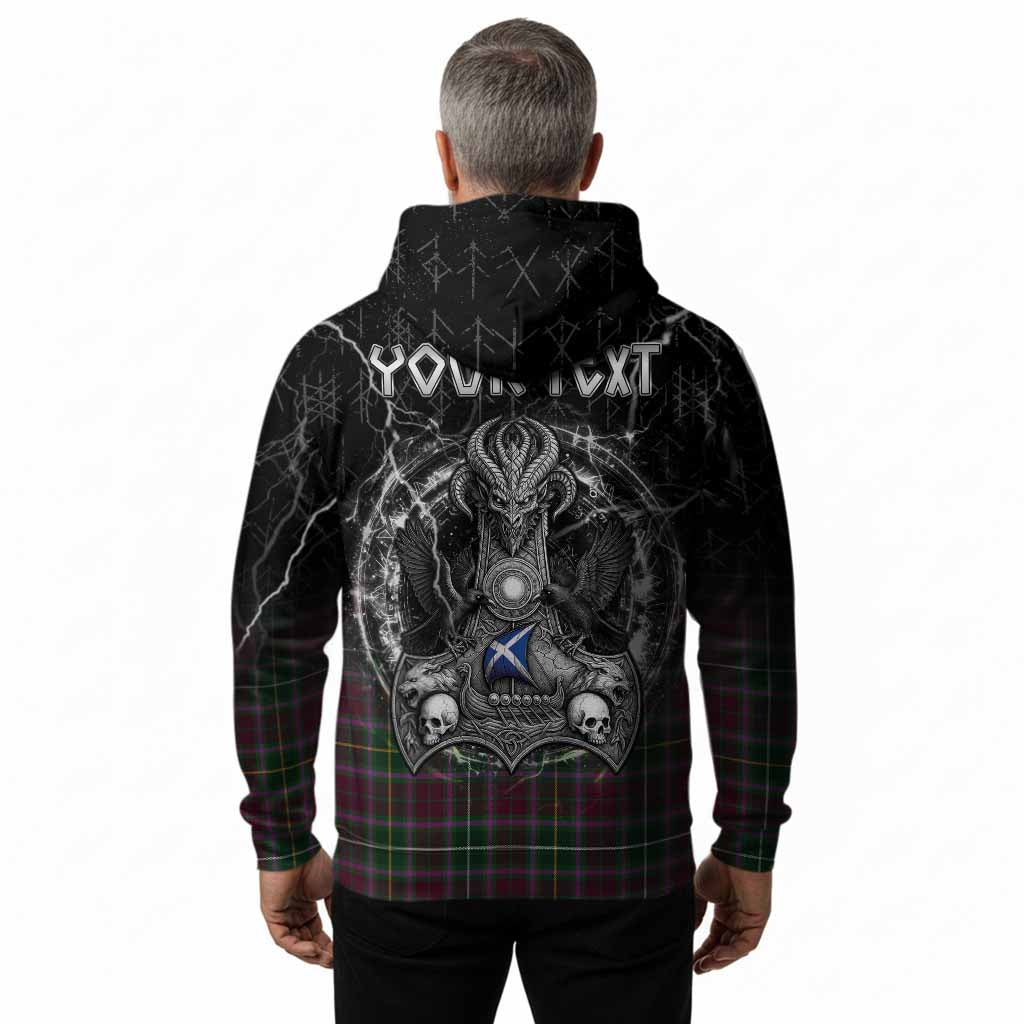 Crosbie Tartan Crest Hoodie Celtic Odin's Raven Legacy