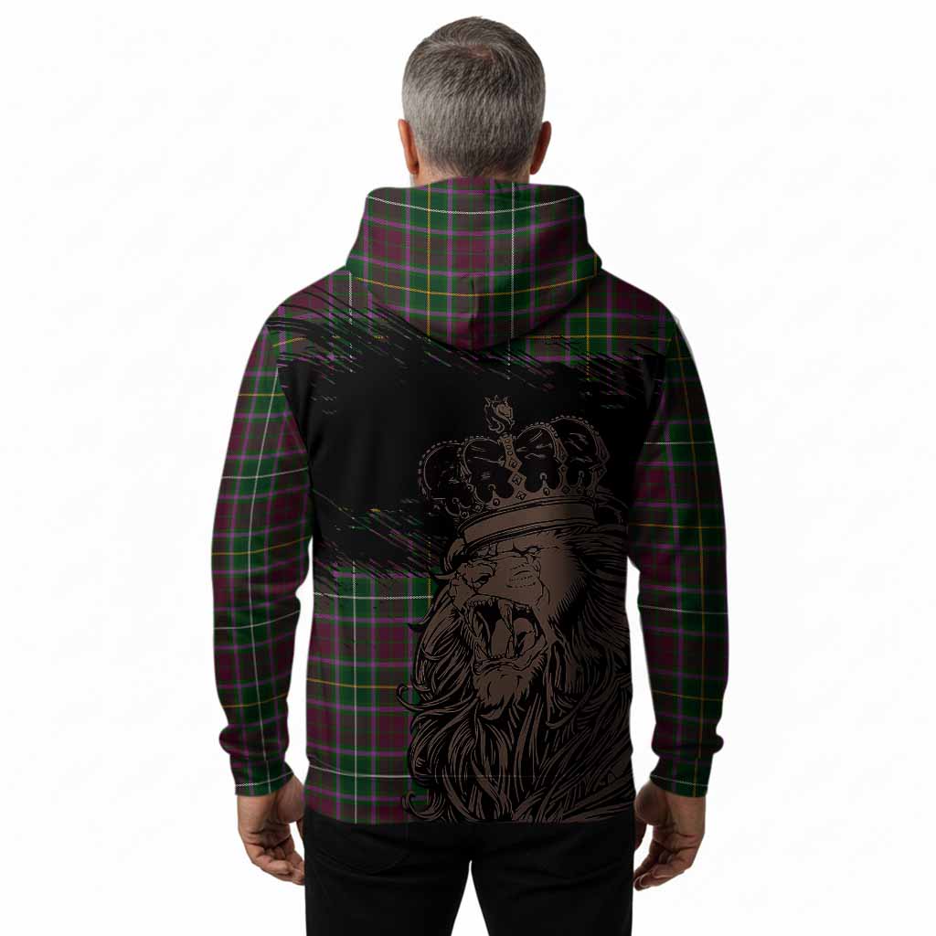 Crosbie Tartan Crest Hoodie Crowned Lion Heritage Style