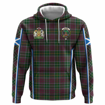 Crosbie Tartan Crest Hoodie Scotland Coat of Arm Flag Style - Tartan Vibes Clothing