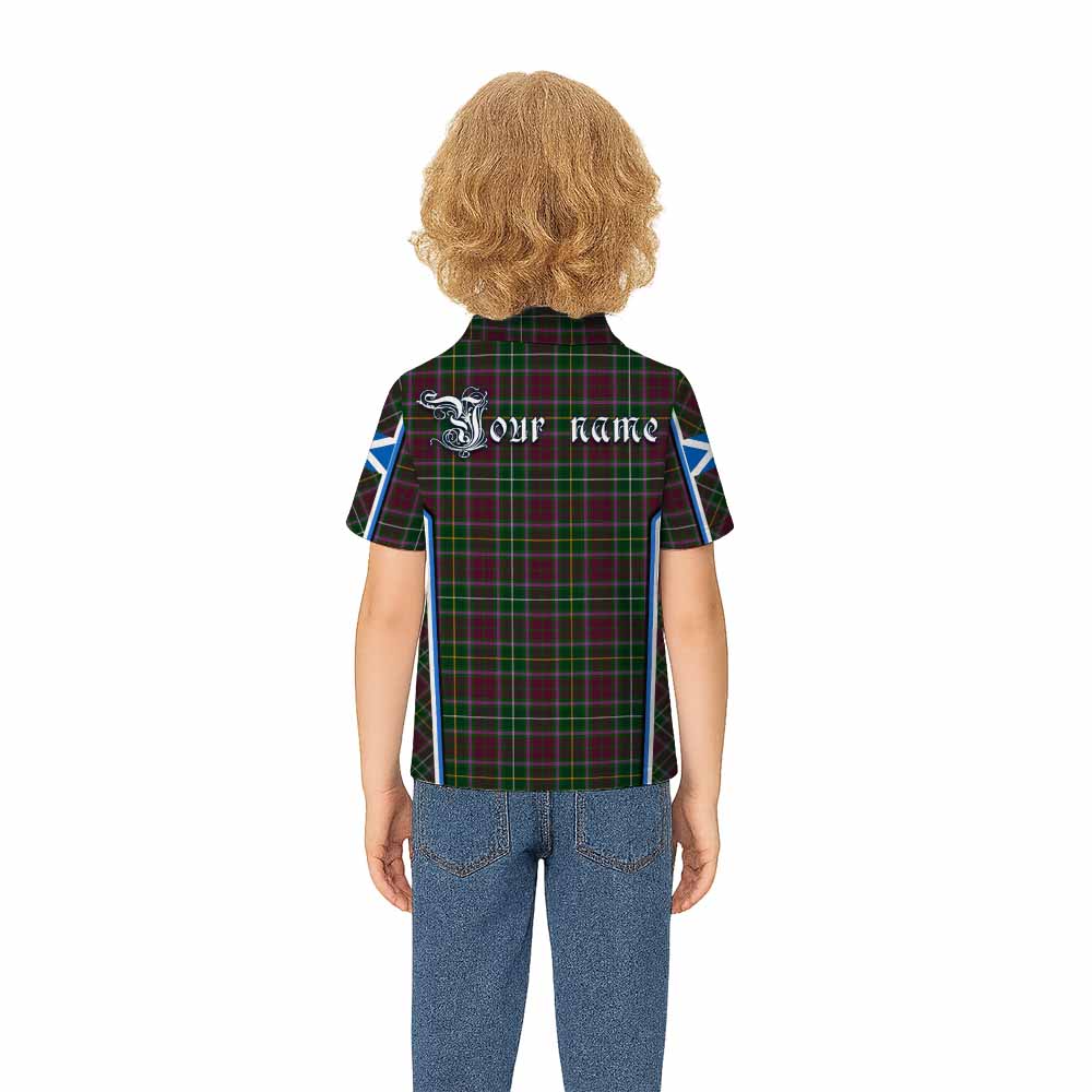 Crosbie Tartan Crest Kid Polo Shirt Scotland Coat of Arm Flag Style - Tartan Vibes Clothing