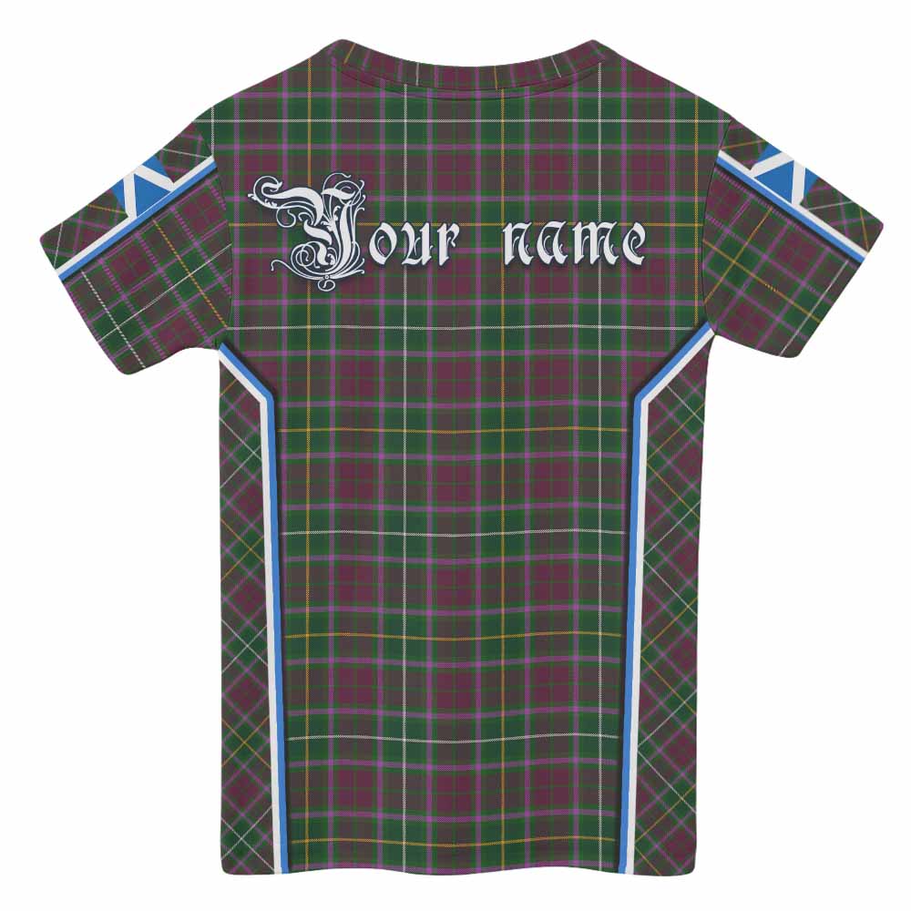 Crosbie Tartan Crest Kid T-shirt Scotland Coat of Arm Flag Style - Tartan Vibes Clothing