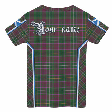 Crosbie Tartan Crest Kid T-shirt Scotland Coat of Arm Flag Style - Tartan Vibes Clothing