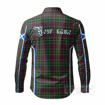Crosbie Tartan Crest Long Sleeve Button Shirts Scotland Coat of Arm Flag Style - Tartan Vibes Clothing