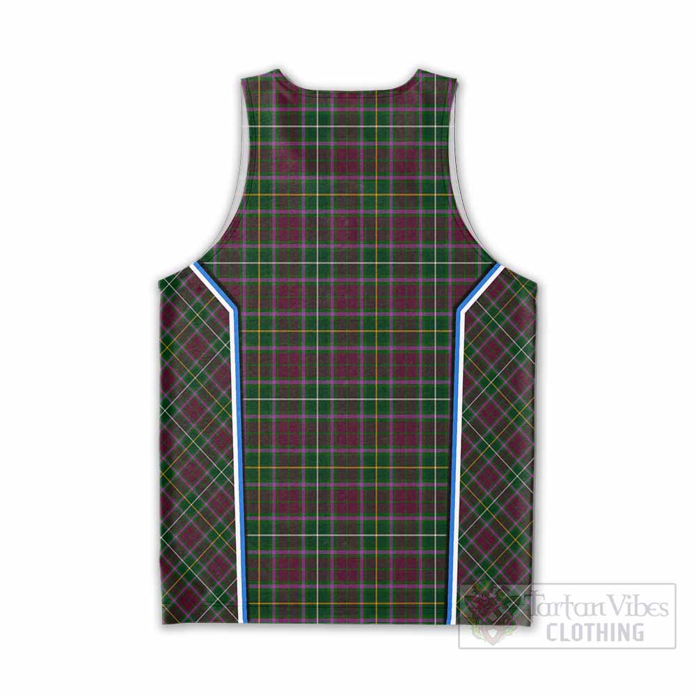 Crosbie Tartan Crest Men Tank Top Scotland Coat of Arm Flag Style - Tartan Vibes Clothing