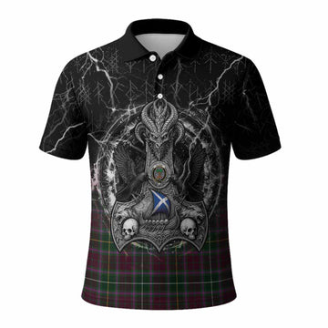 Crosbie Tartan Crest Polo Shirt Celtic Odin's Raven Legacy