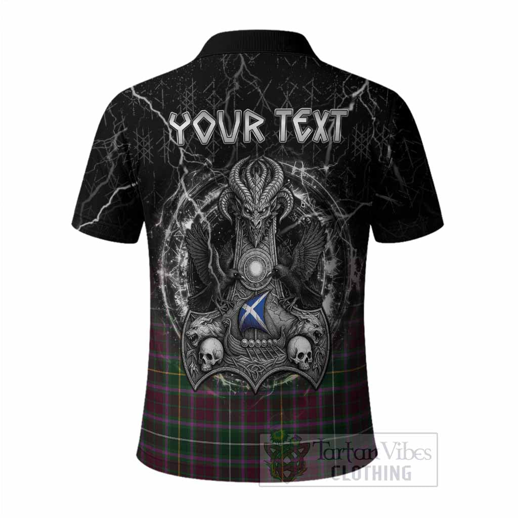 Crosbie Tartan Crest Polo Shirt Celtic Odin's Raven Legacy