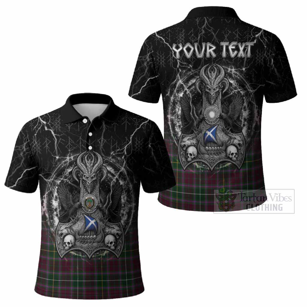 Crosbie Tartan Crest Polo Shirt Celtic Odin's Raven Legacy