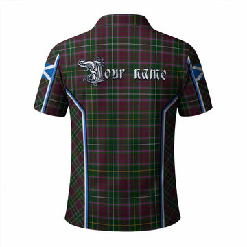 Crosbie Tartan Crest Polo Shirt Scotland Coat of Arm Flag Style - Tartan Vibes Clothing