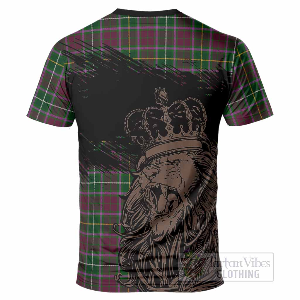 Crosbie Tartan Crest T-Shirt Crowned Lion Heritage Style