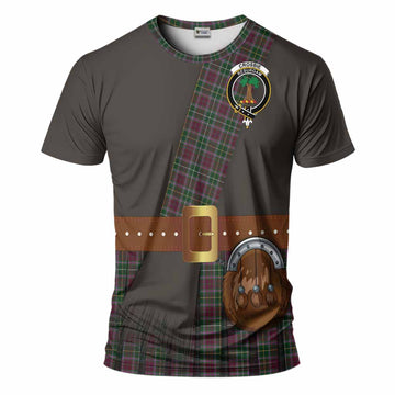 Crosbie Tartan Crest T-Shirt Kilt Costume Style