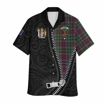 Crosbie Tartan Hawaiian Shirt New Zealand Pattern Unique Zipper Stylized