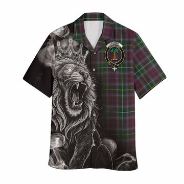 Crosbie Tartan Hawaiian Shirt Roaring Lion Heritage