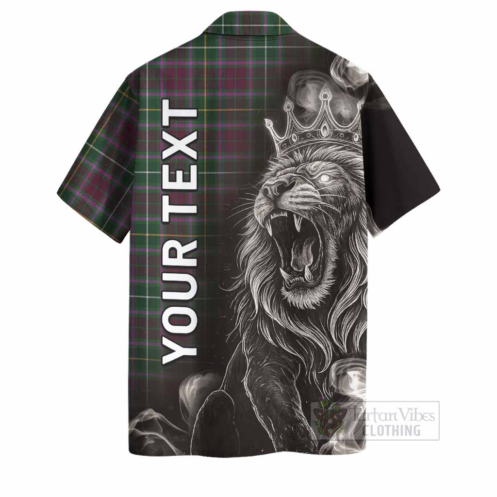 Crosbie Tartan Hawaiian Shirt Roaring Lion Heritage