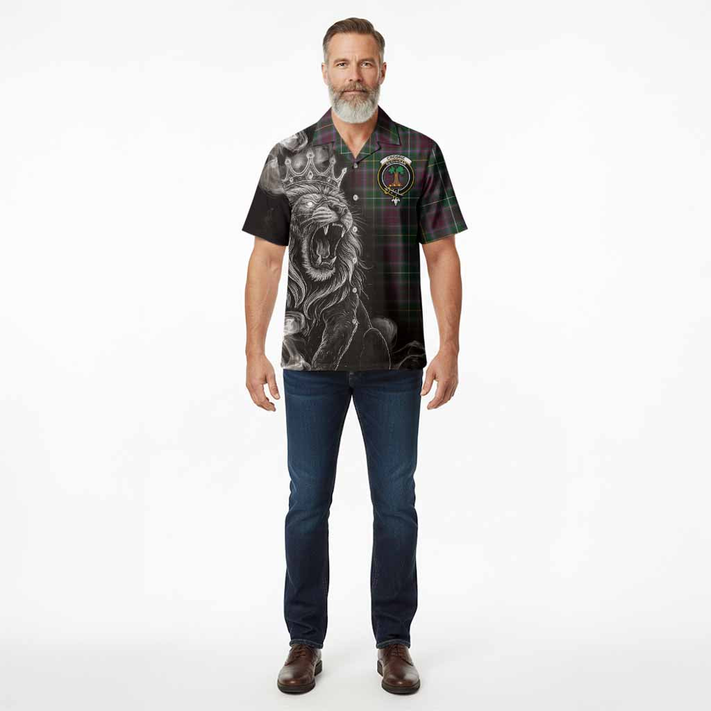 Crosbie Tartan Hawaiian Shirt Roaring Lion Heritage