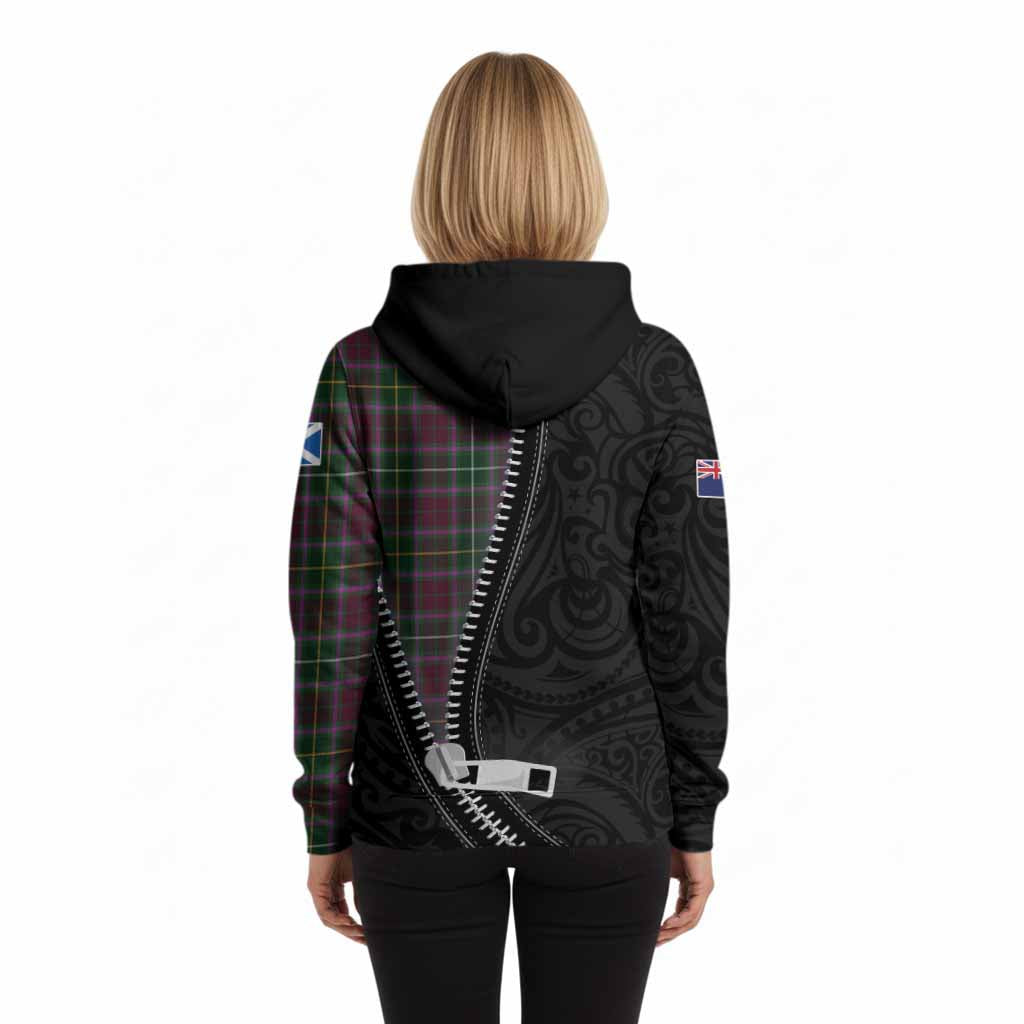 Crosbie Tartan Hoodie New Zealand Pattern Unique Zipper Stylized