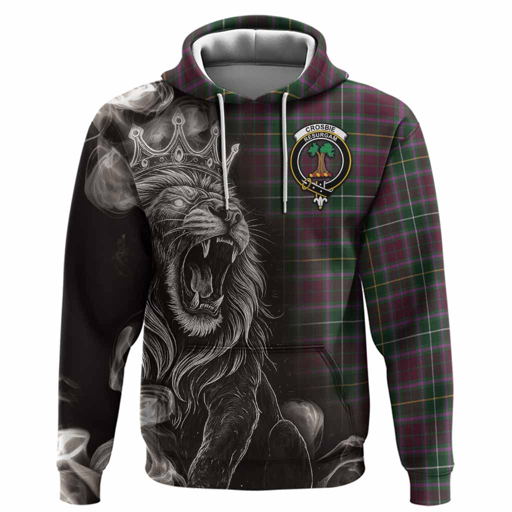 Crosbie Tartan Hoodie Roaring Lion Heritage