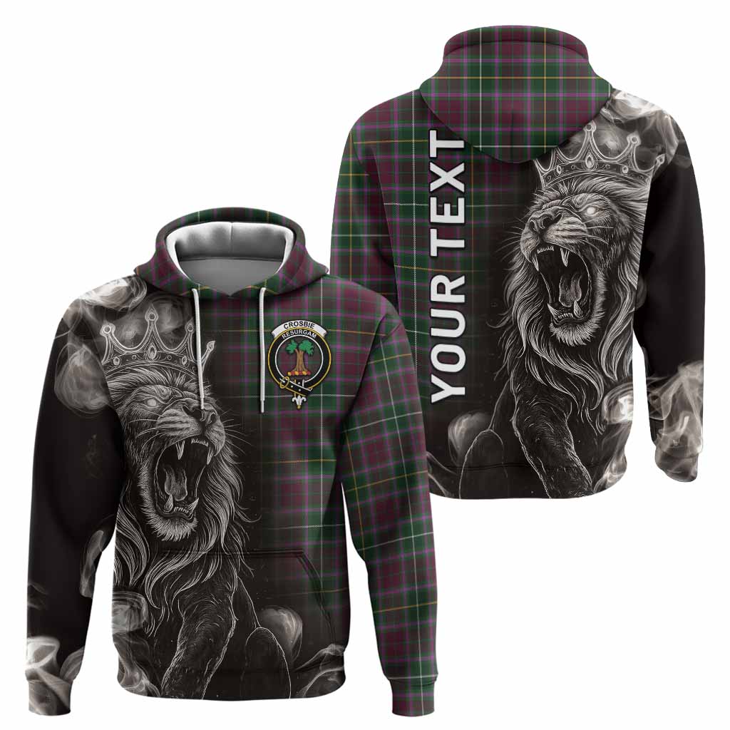 Crosbie Tartan Hoodie Roaring Lion Heritage