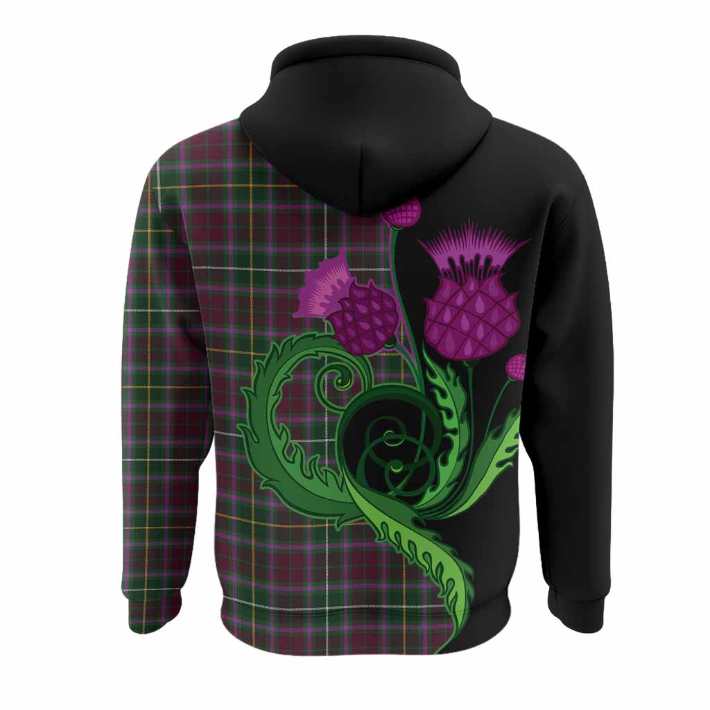 Crosbie Tartan Hoodie Traditional Scottish Thistle