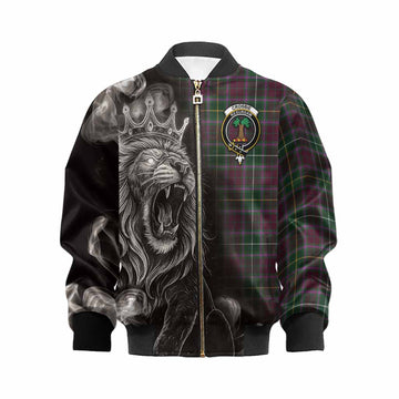 Crosbie Tartan Kid Bomber Jacket Roaring Lion Heritage
