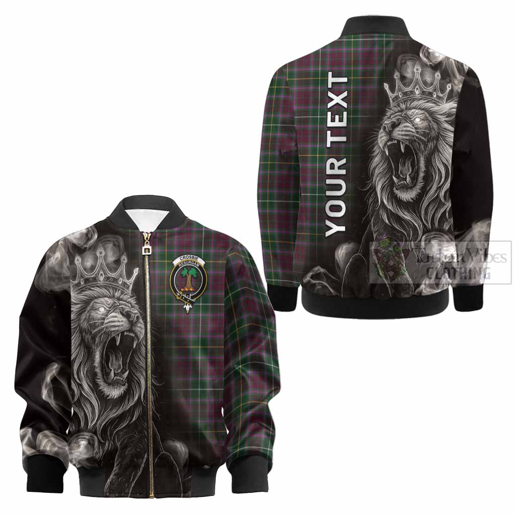 Crosbie Tartan Kid Bomber Jacket Roaring Lion Heritage