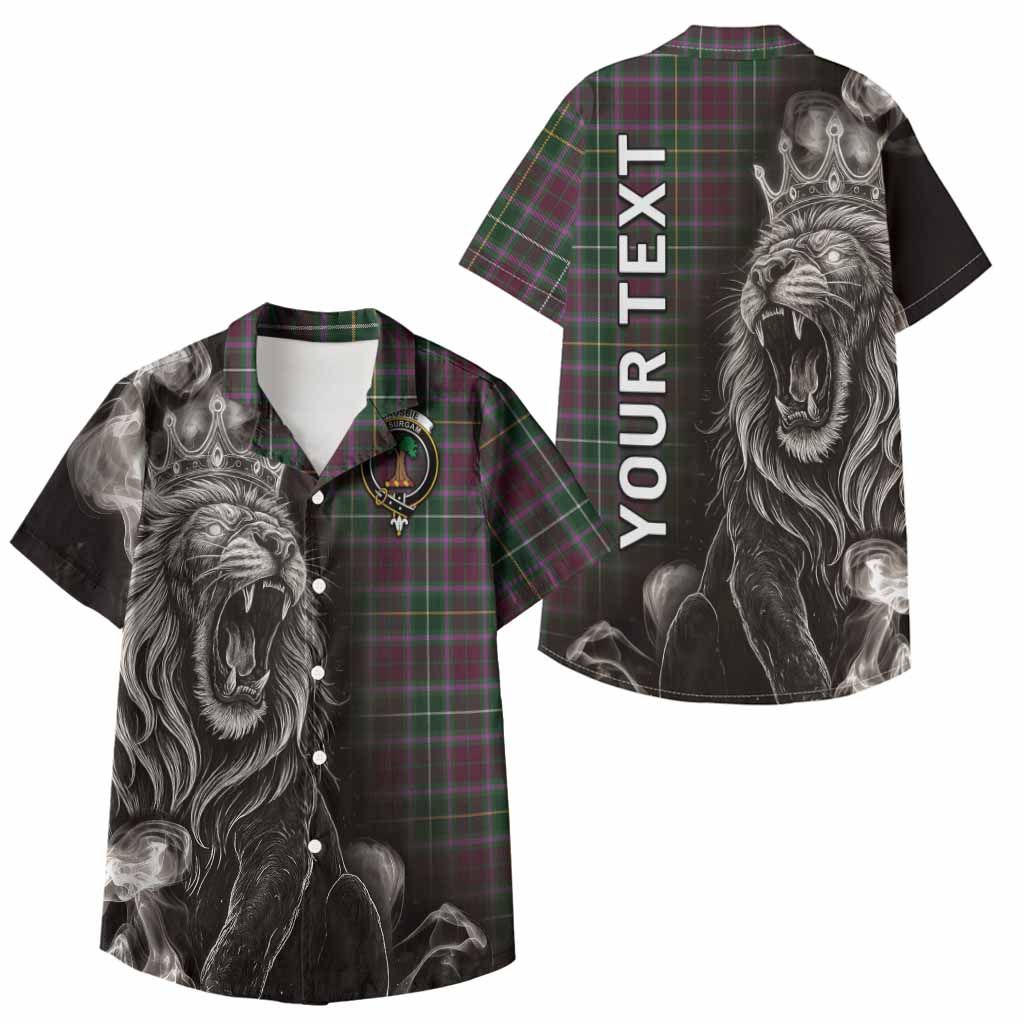 Crosbie Tartan Kid Hawaiian Shirt Roaring Lion Heritage