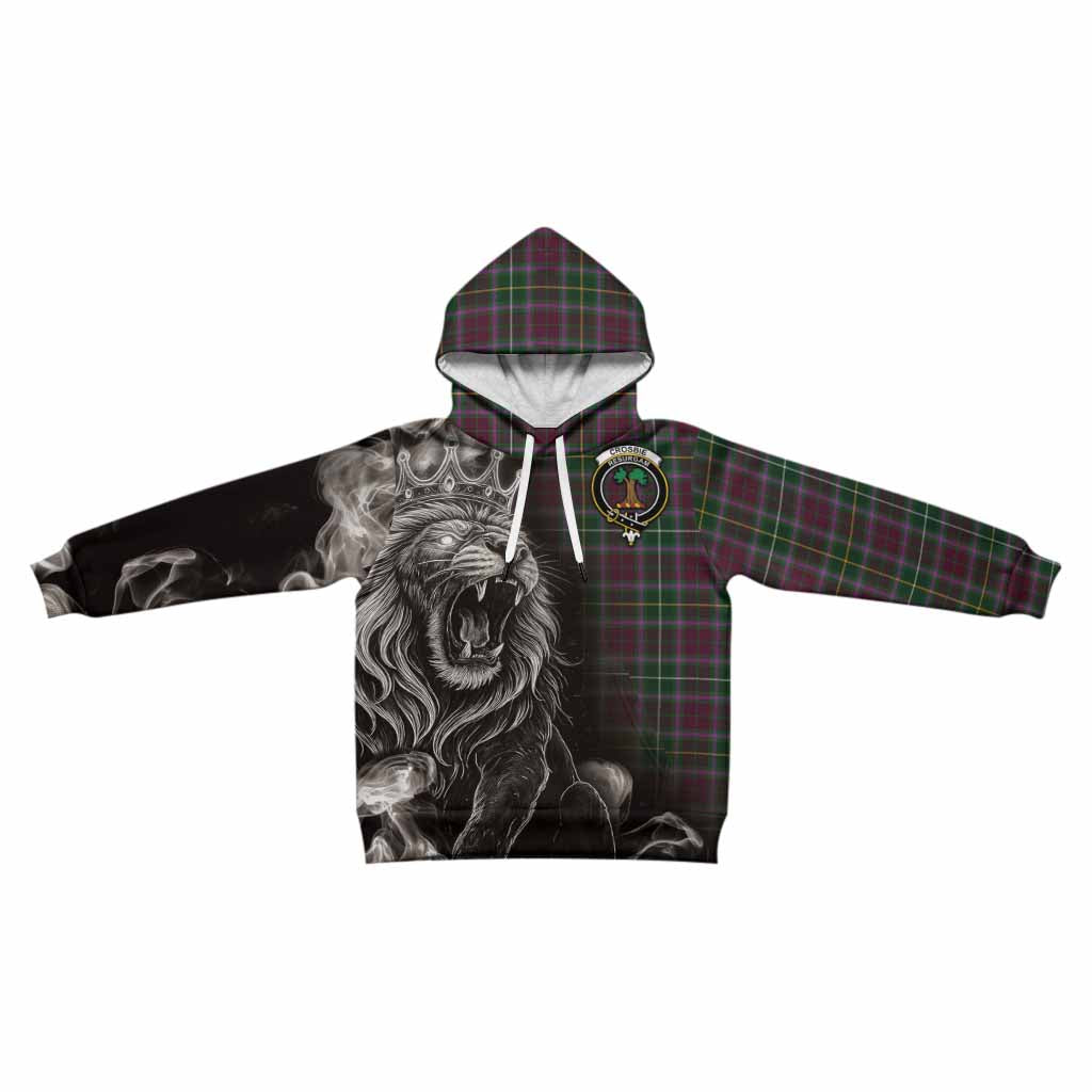 Crosbie Tartan Kid Hoodie Roaring Lion Heritage